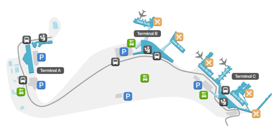 Laguardia Airport Terminal Map